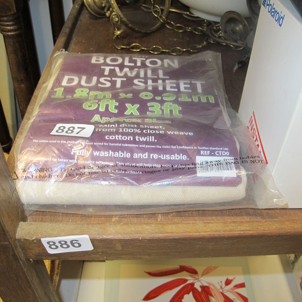 Lot 887: new dust sheet