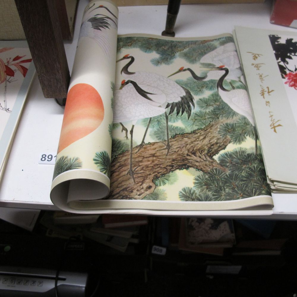 Lot 891: beautiful large Chinese posters