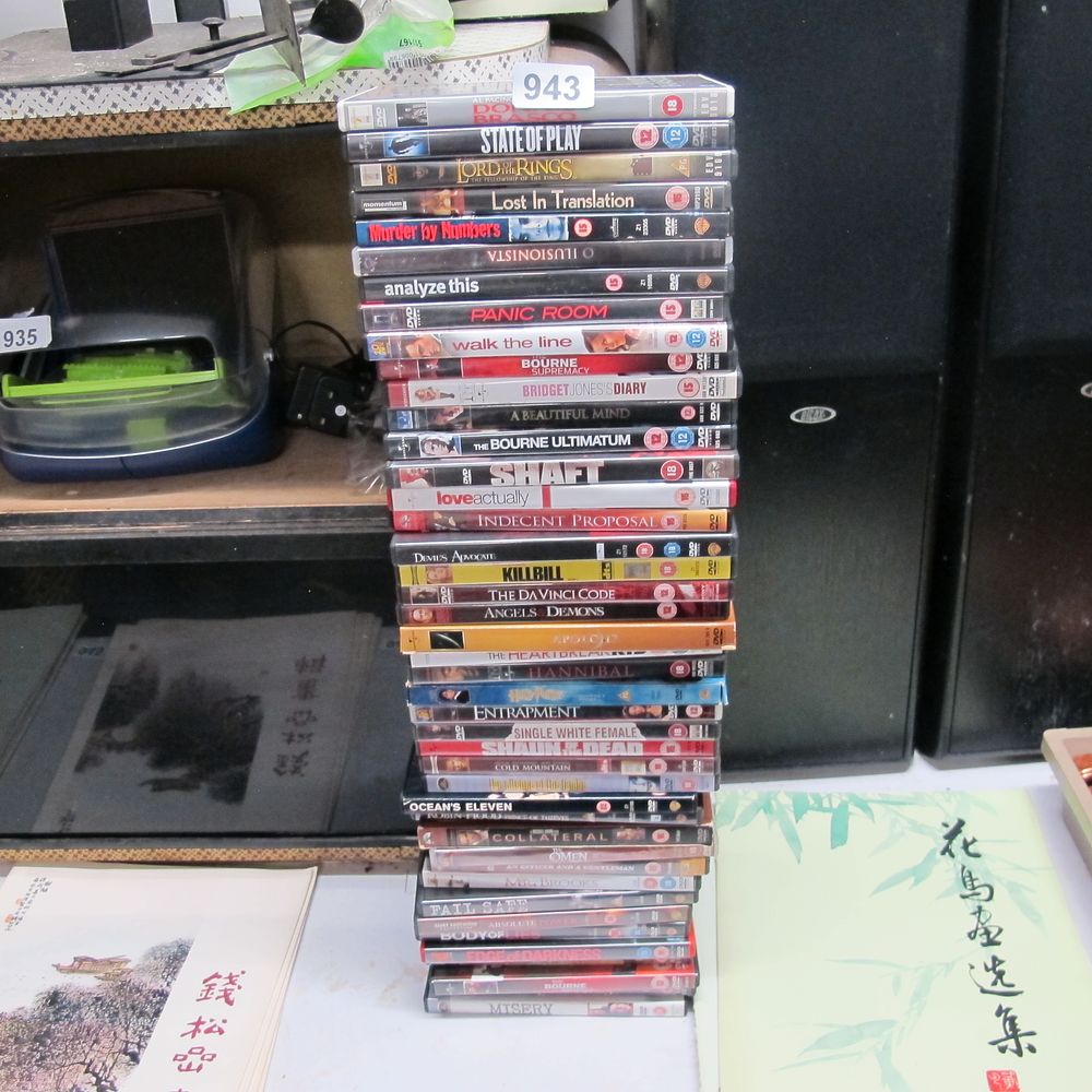 Lot 943: DVDs