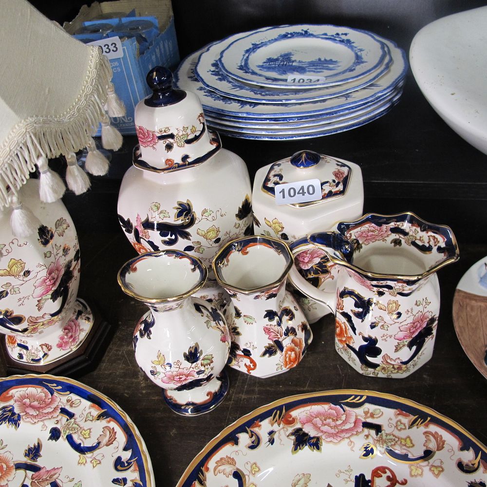 Lot 1040: Various Mason ware china ***