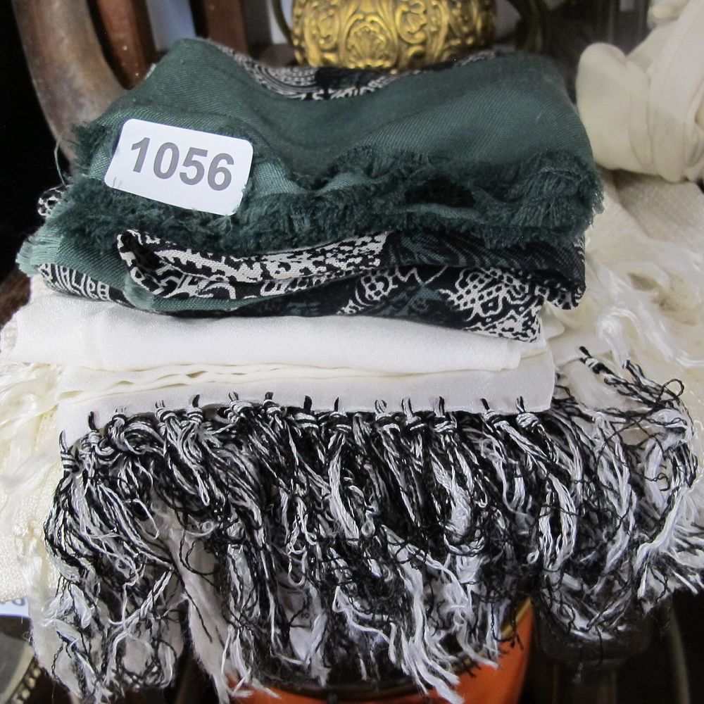 Lot 1056: scarves etc