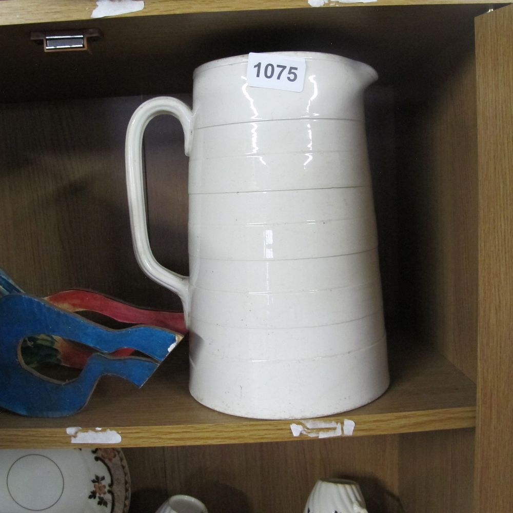 Lot 1075: Large ceramic jug 