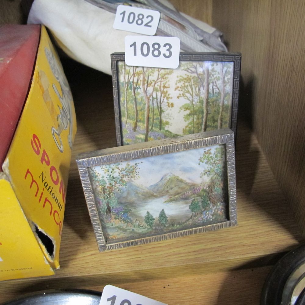 Lot 1083: Two framed woodland scenes