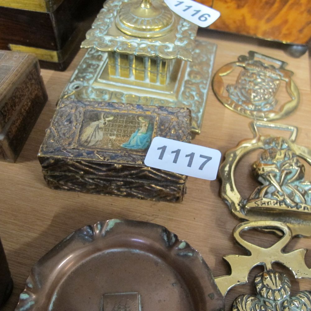 Lot 1117: Unusual metal box