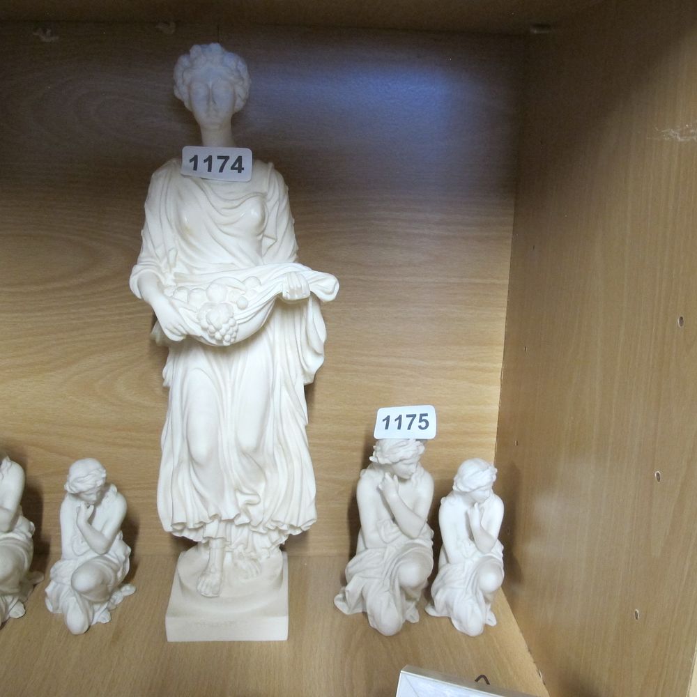 Lot 1174: Lady figurine