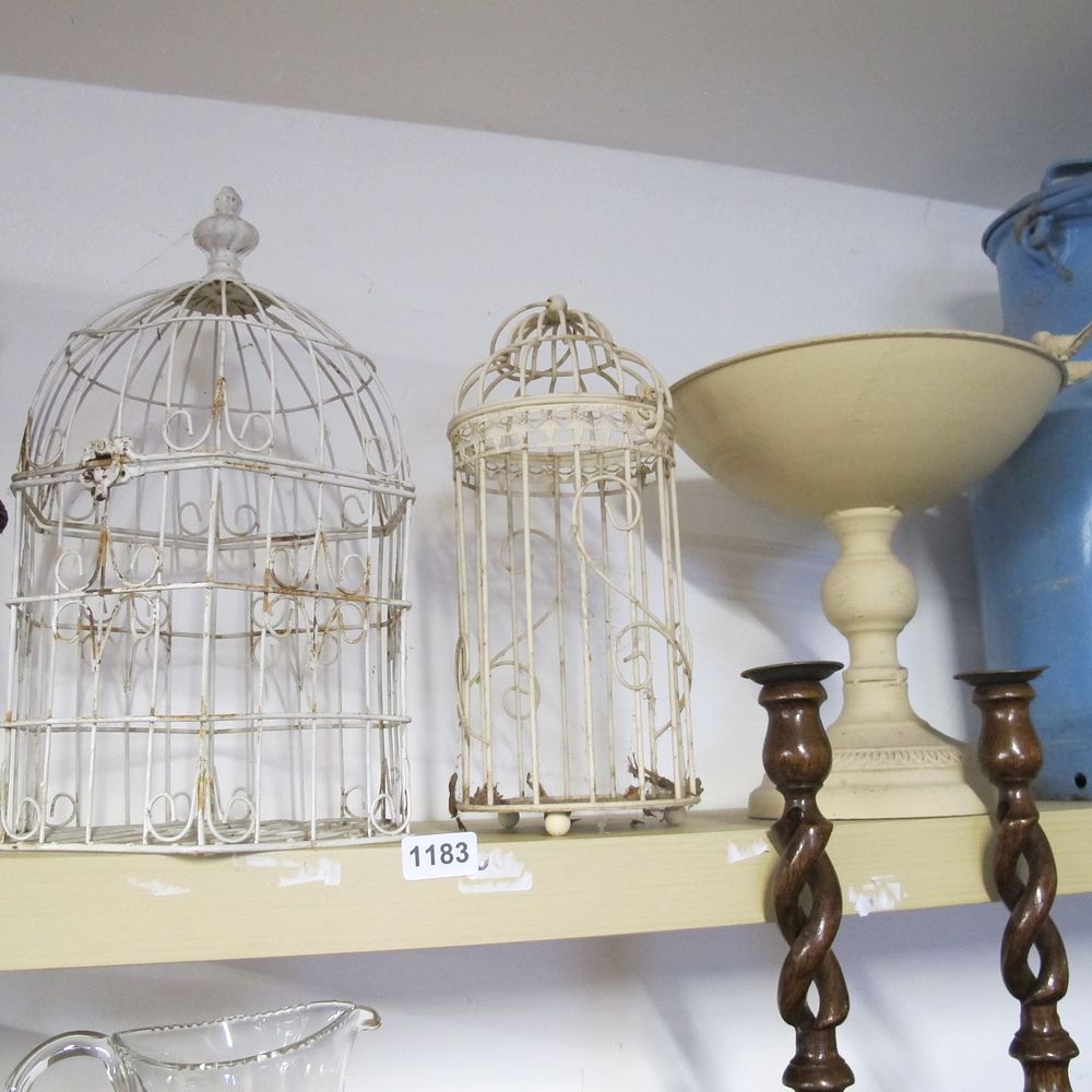 Lot 1183: Decorative bird cages