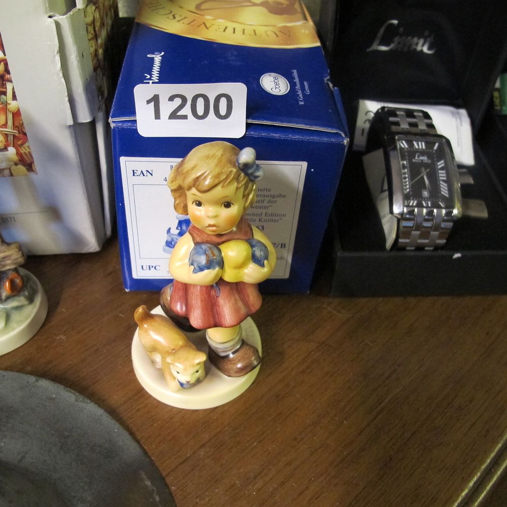 Lot 1200: Boxed Hummel figurine
