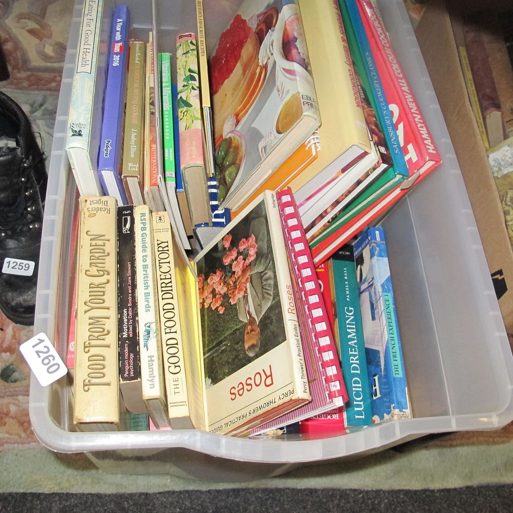 Lot 1260: Box of books