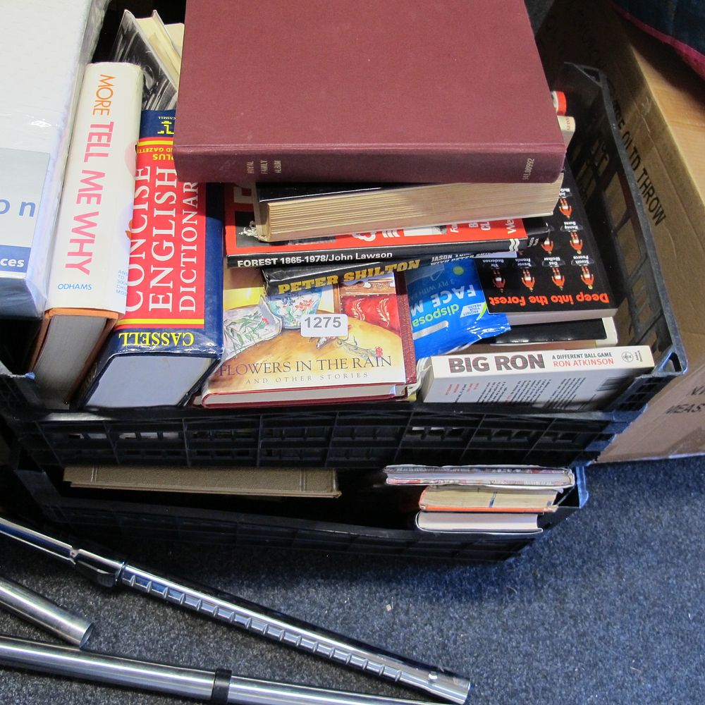 Lot 1275: Boxes of books