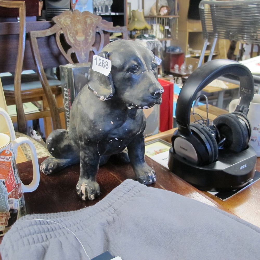 Lot 1288: Sad doggy figure
