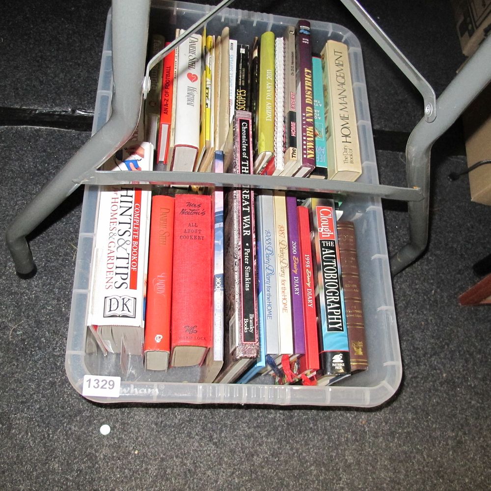 Lot 1329: Box of books