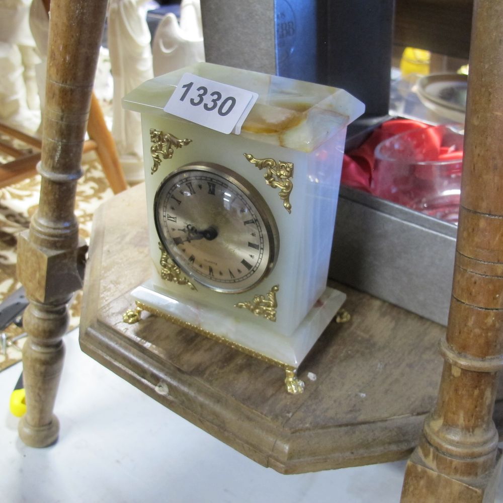 Lot 1330: Small clock