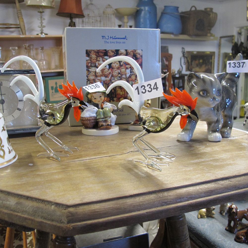 Lot 1334: Pair of cocks