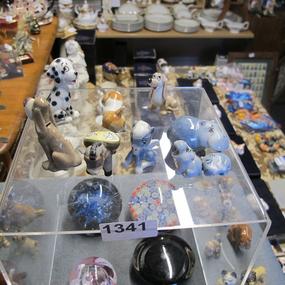 Lot 1341: Wade whimsies including Disney