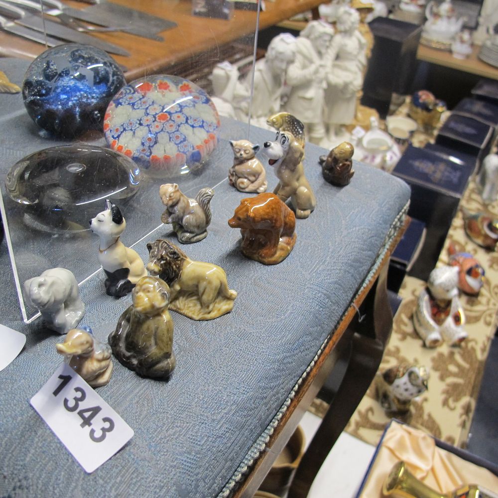 Lot 1343: Wade whimsies including Disney