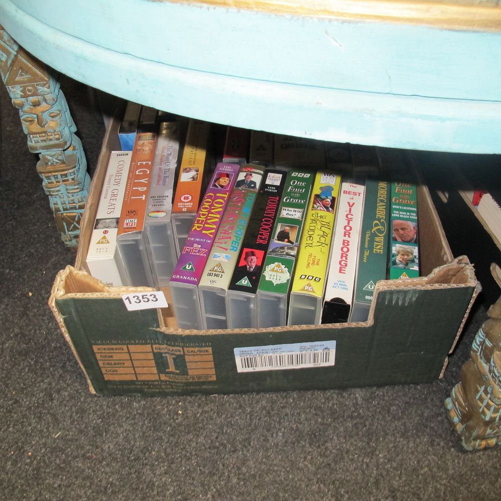 Lot 1353: Box of VHS