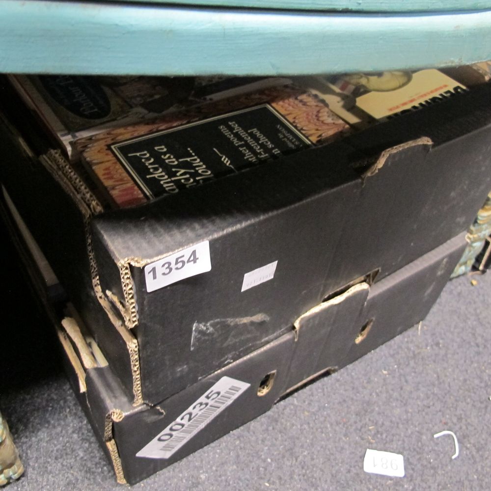 Lot 1354: Boxes of books