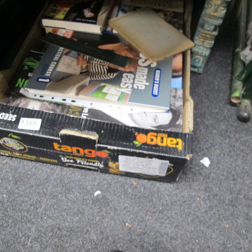 Lot 1355: Box of books