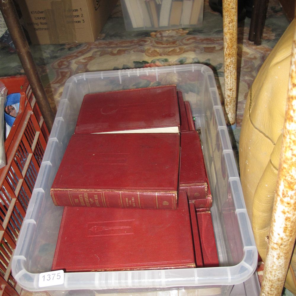 Lot 1375: Box of books