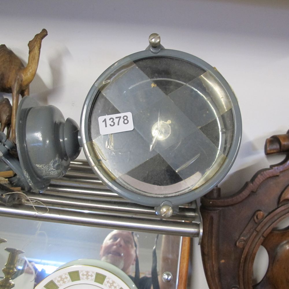 Lot 1378: Fire engine spotlight Antique