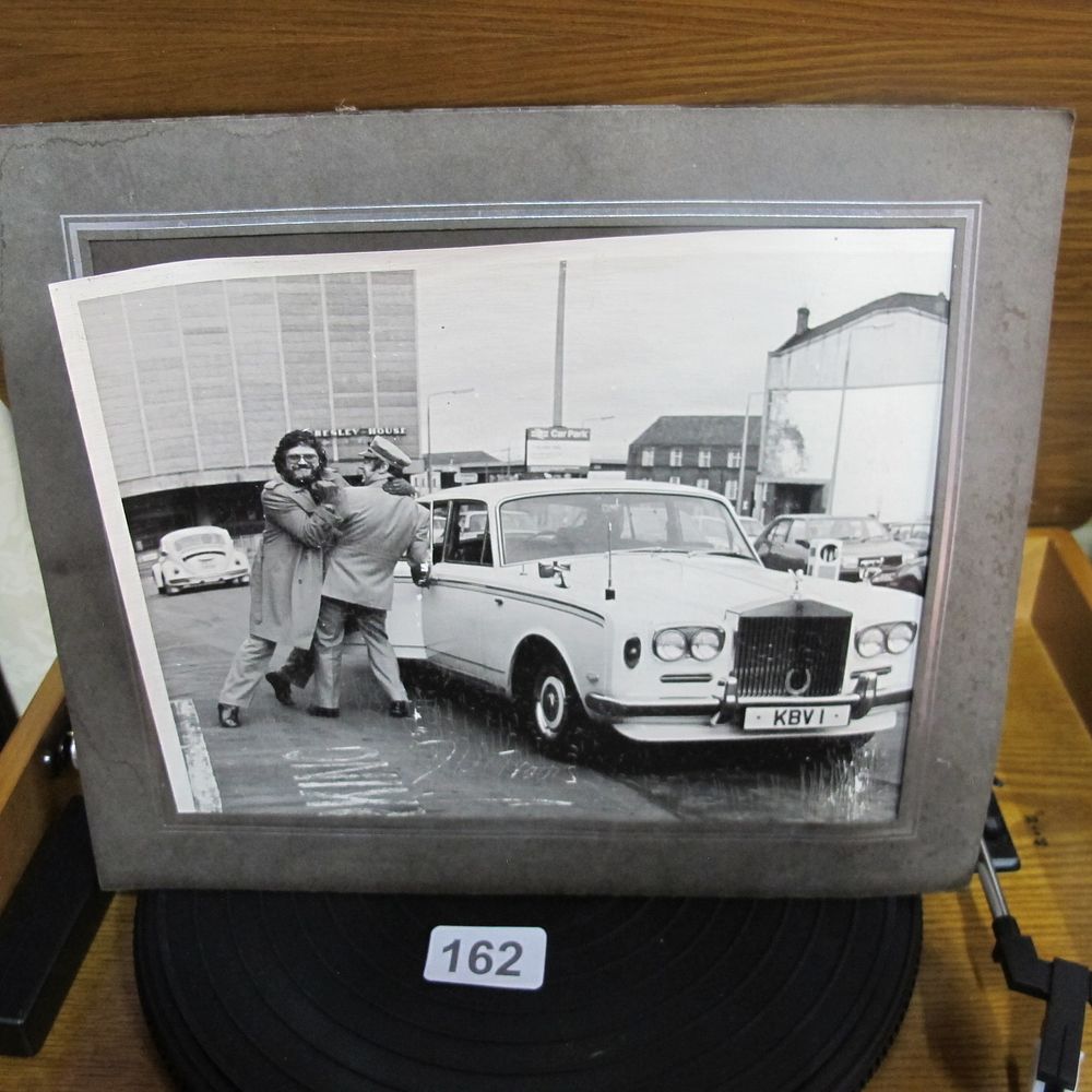 Lot 162: Fantastic black and white photo of Dave Lee...