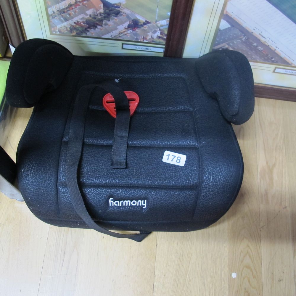 Lot 178: Harmony booster seat donated by little Kelsey