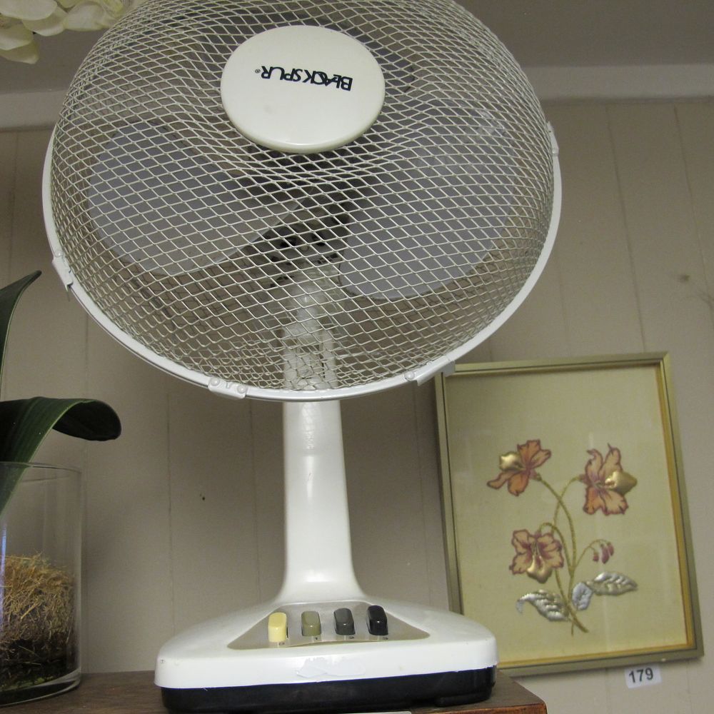 Lot 177: a desktop fan