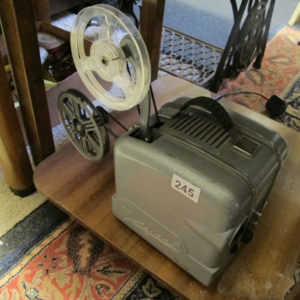 Lot 245: vintage 8mm film projector