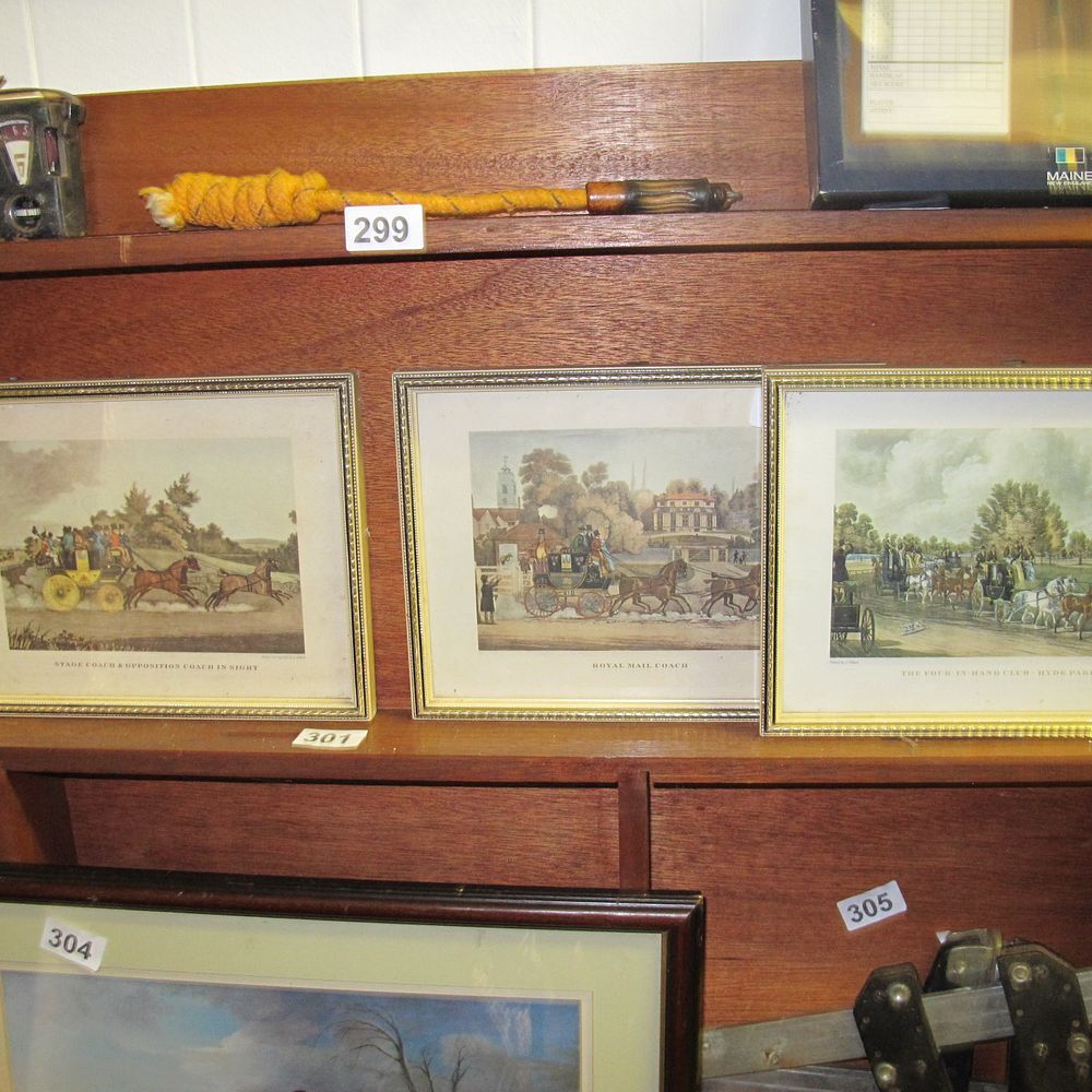 Lot 301: three vintage prints