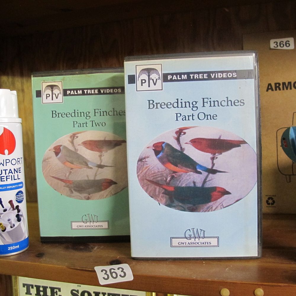 Lot 363: Pair of bird fanciers videos