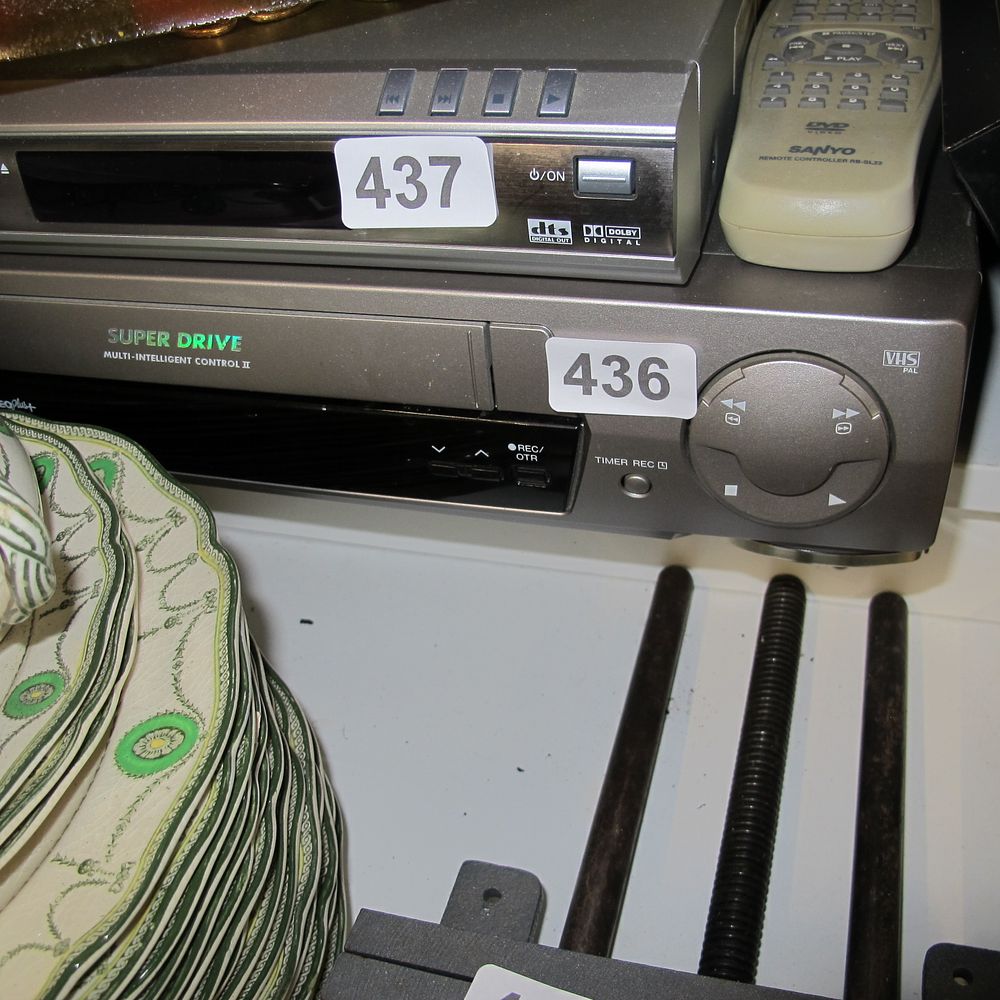 Lot 436: Panasonic video recorder VHS