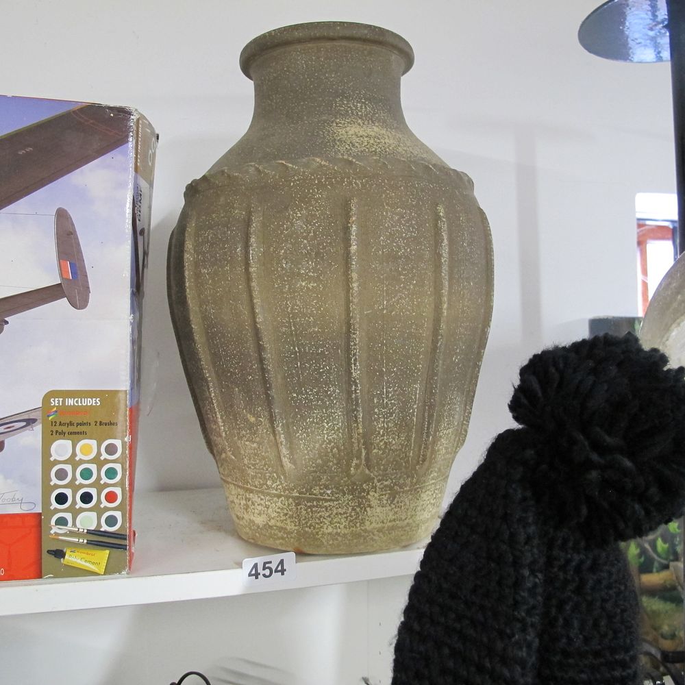 Lot 454: stoneware vase