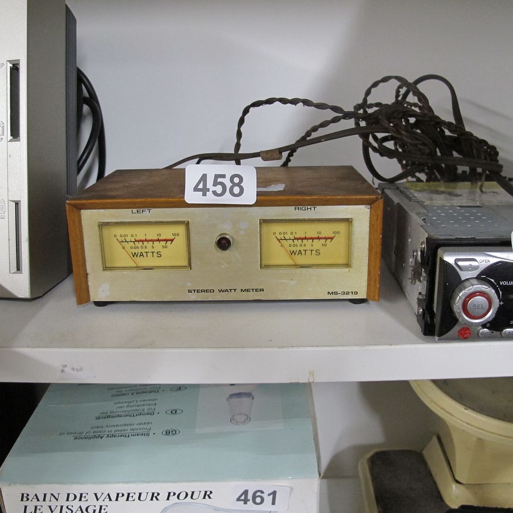 Lot 458: vintage electronic sound meter