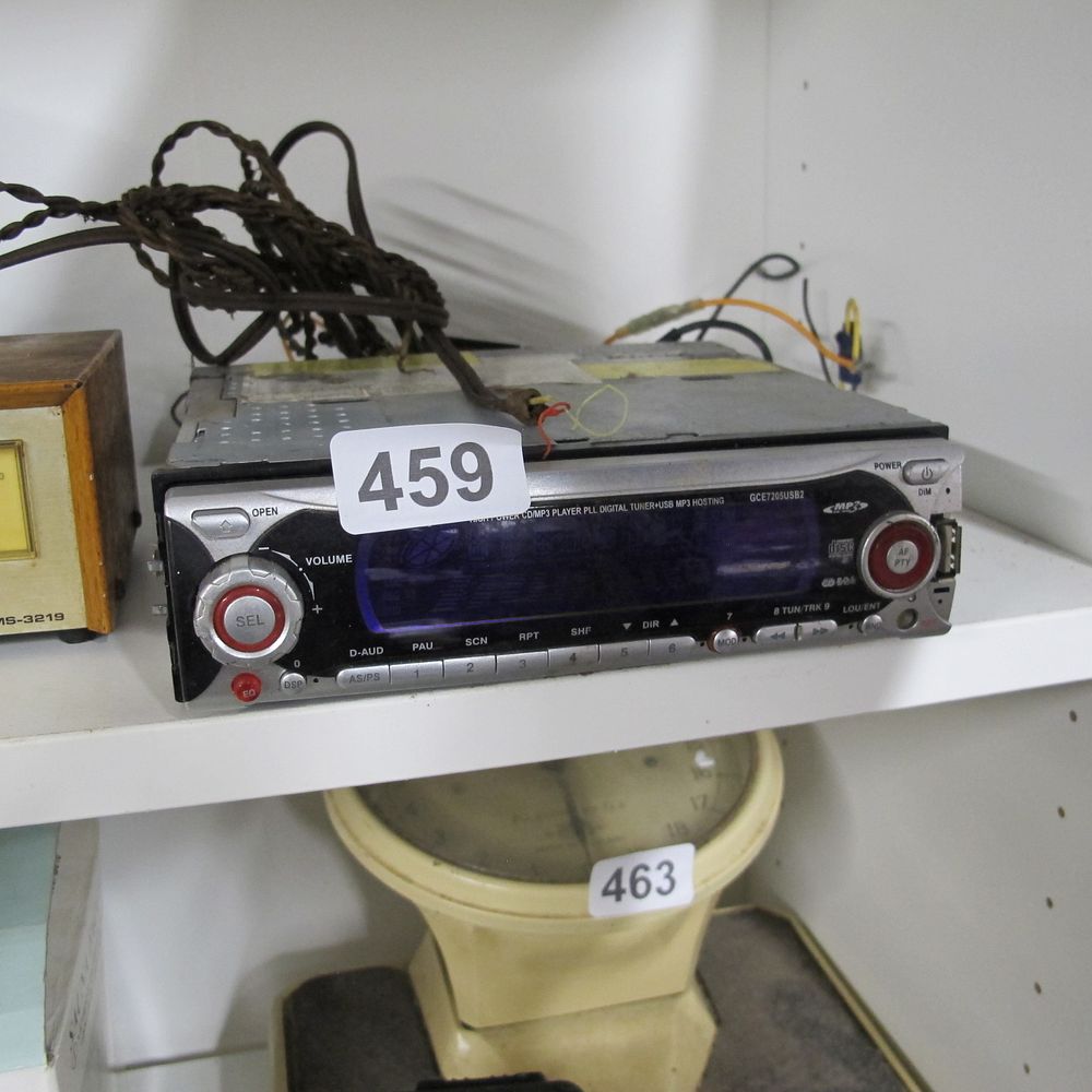 Lot 459: car stereo