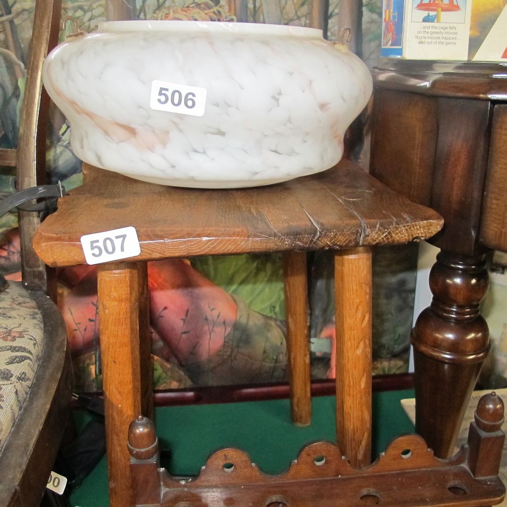 Lot 507: Wooden stool