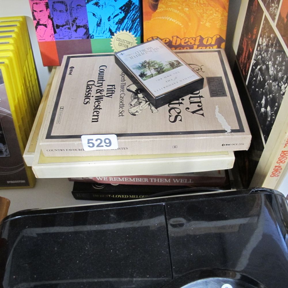 Lot 529: Vintage music cassettes