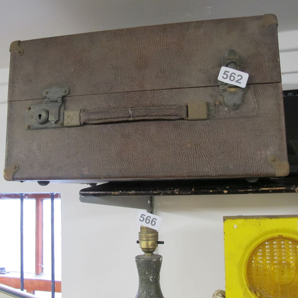 Lot 562: Vintage suitcase