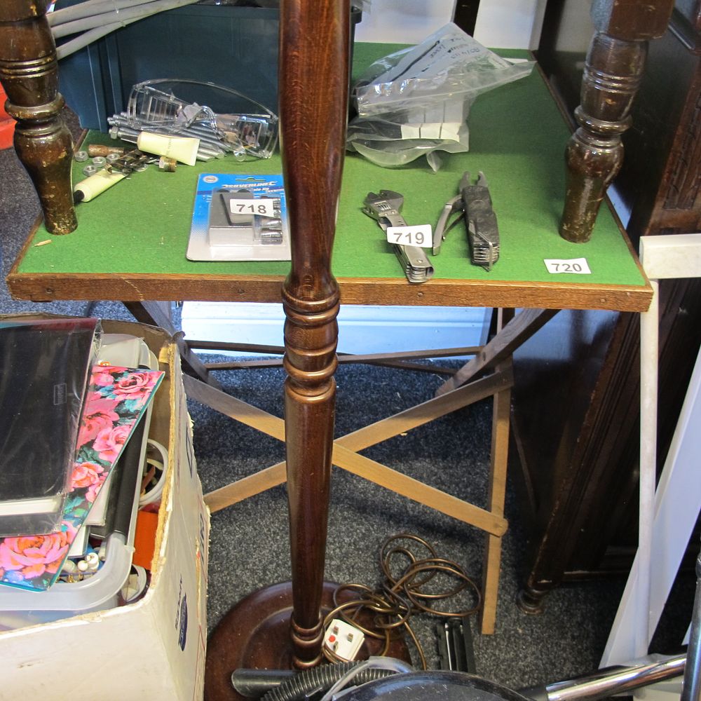 Lot 720: Folding card table