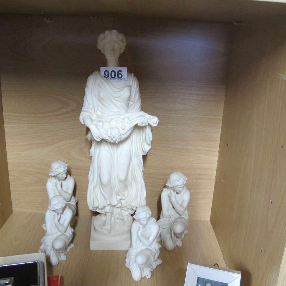 Lot 906: Qty of classical figures