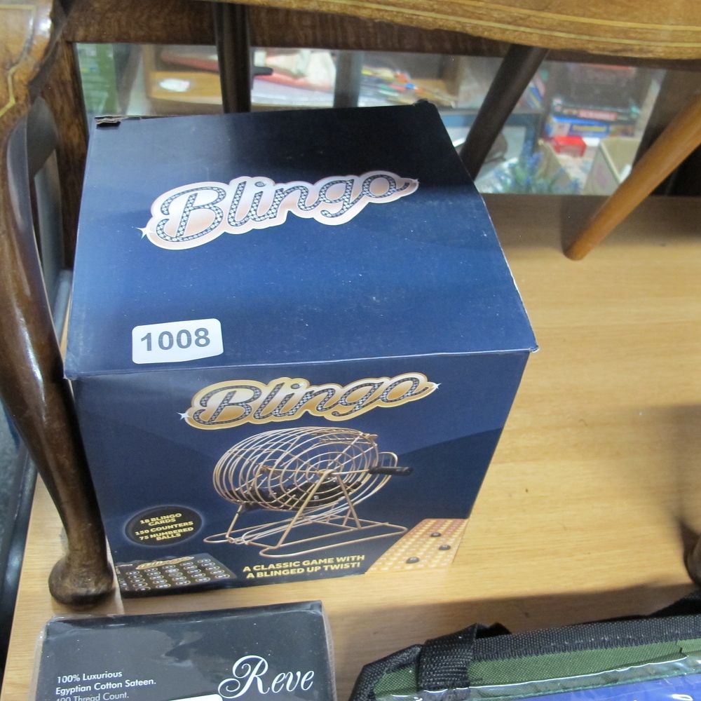Lot 1008: Bingo with shiny balls