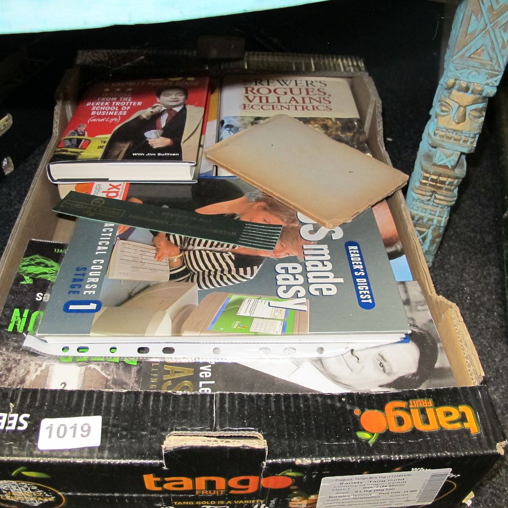 Lot 1019: box of books