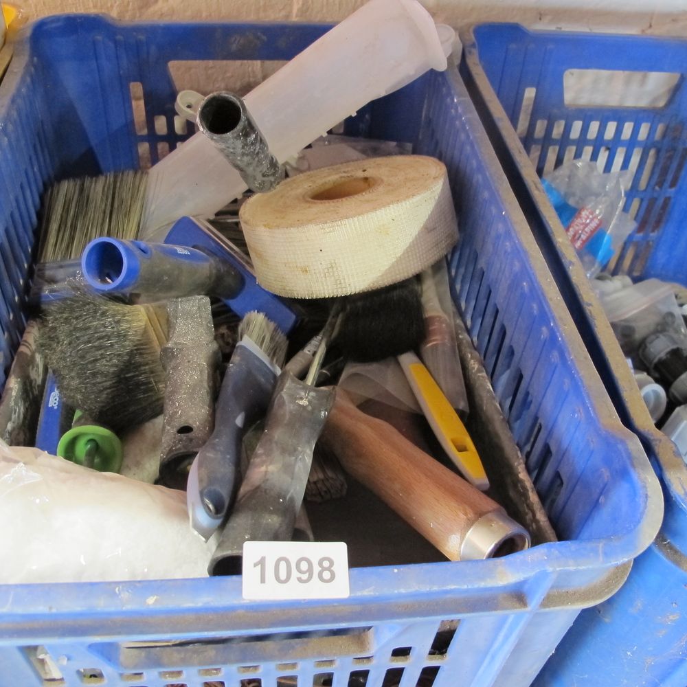 Lot 1098: Basket of misc.