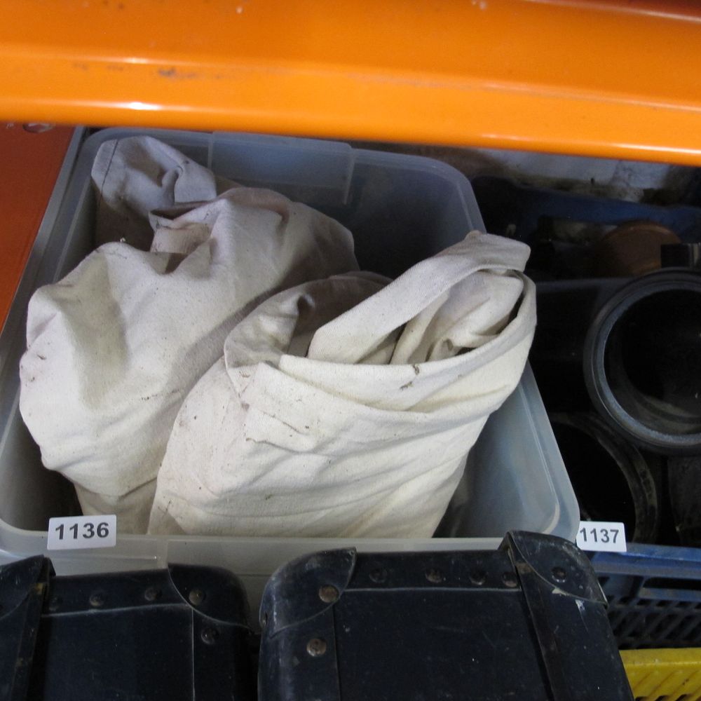 Lot 1136: painters dust sheet