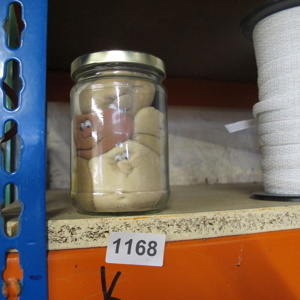 Lot 1168: balls in a jar