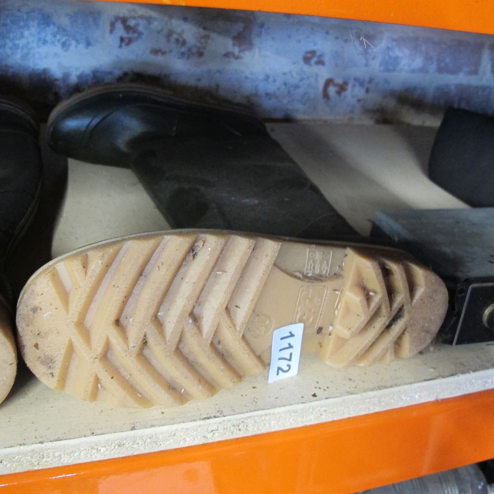 Lot 1172: wellies size 7.5