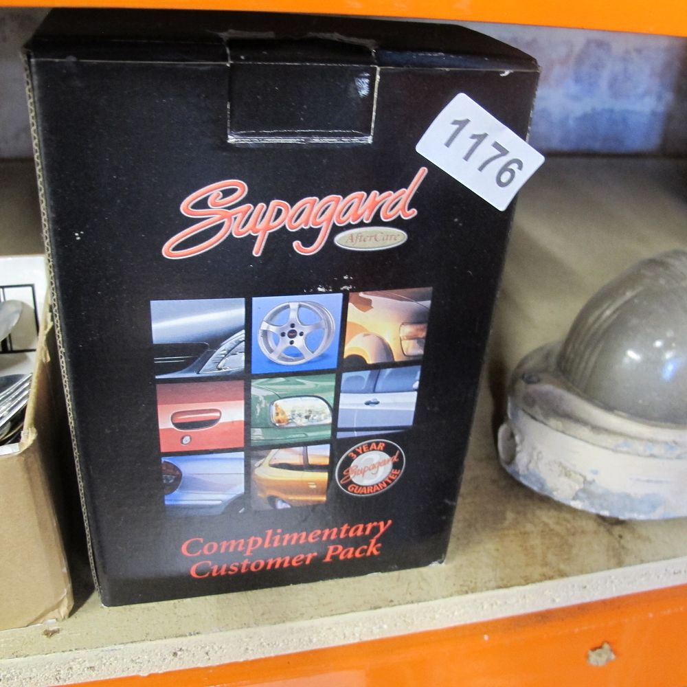 Lot 1176: Supagard car care kit