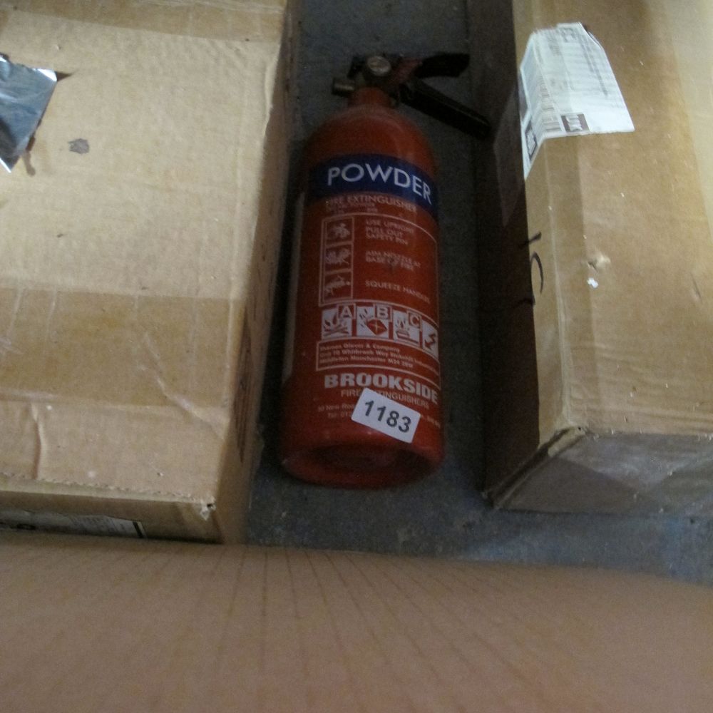 Lot 1183: fire extinguisher