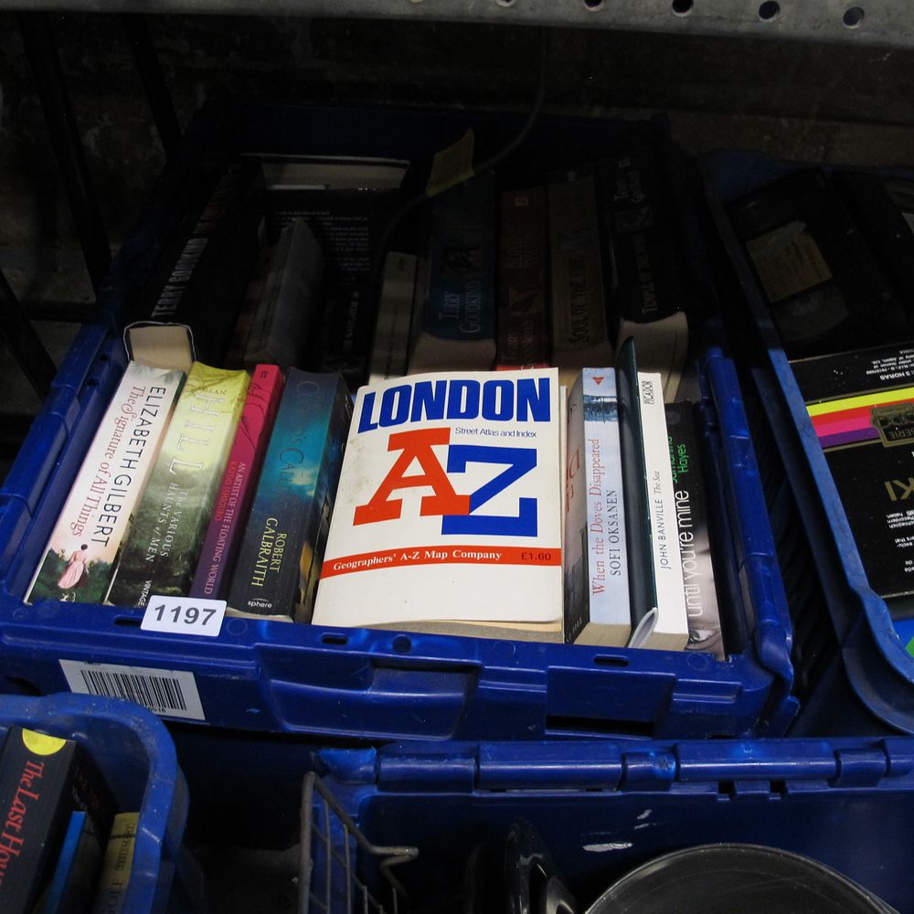 Lot 1197: box of books