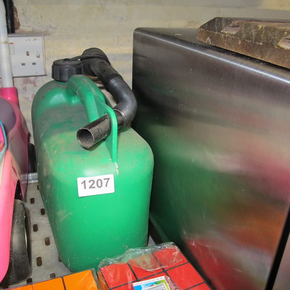 Lot 1207: petrol can