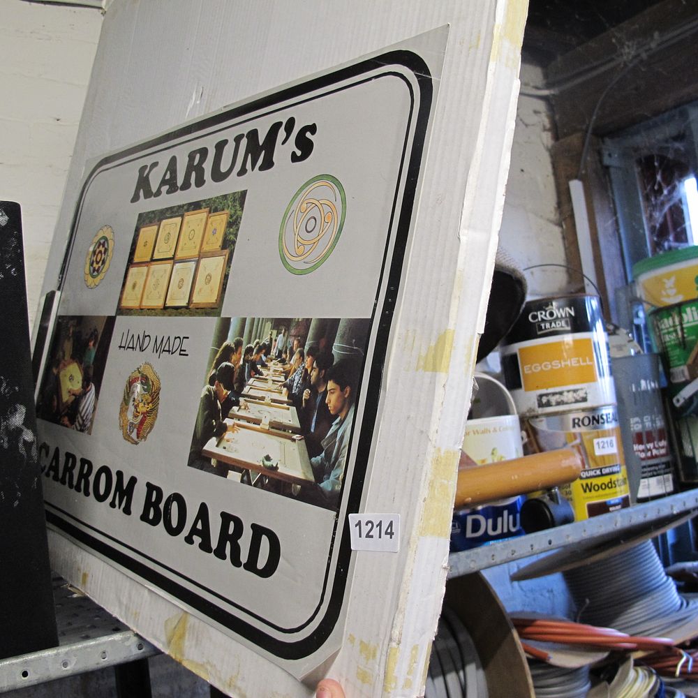 Lot 1214: Carrom board